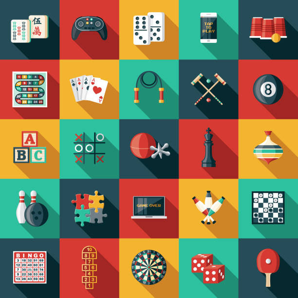 Game Icon Sets A set of icons. File is built in the CMYK color space for optimal printing. Color swatches are global so it’s easy to edit and change the colors. sports wagering stock illustrations